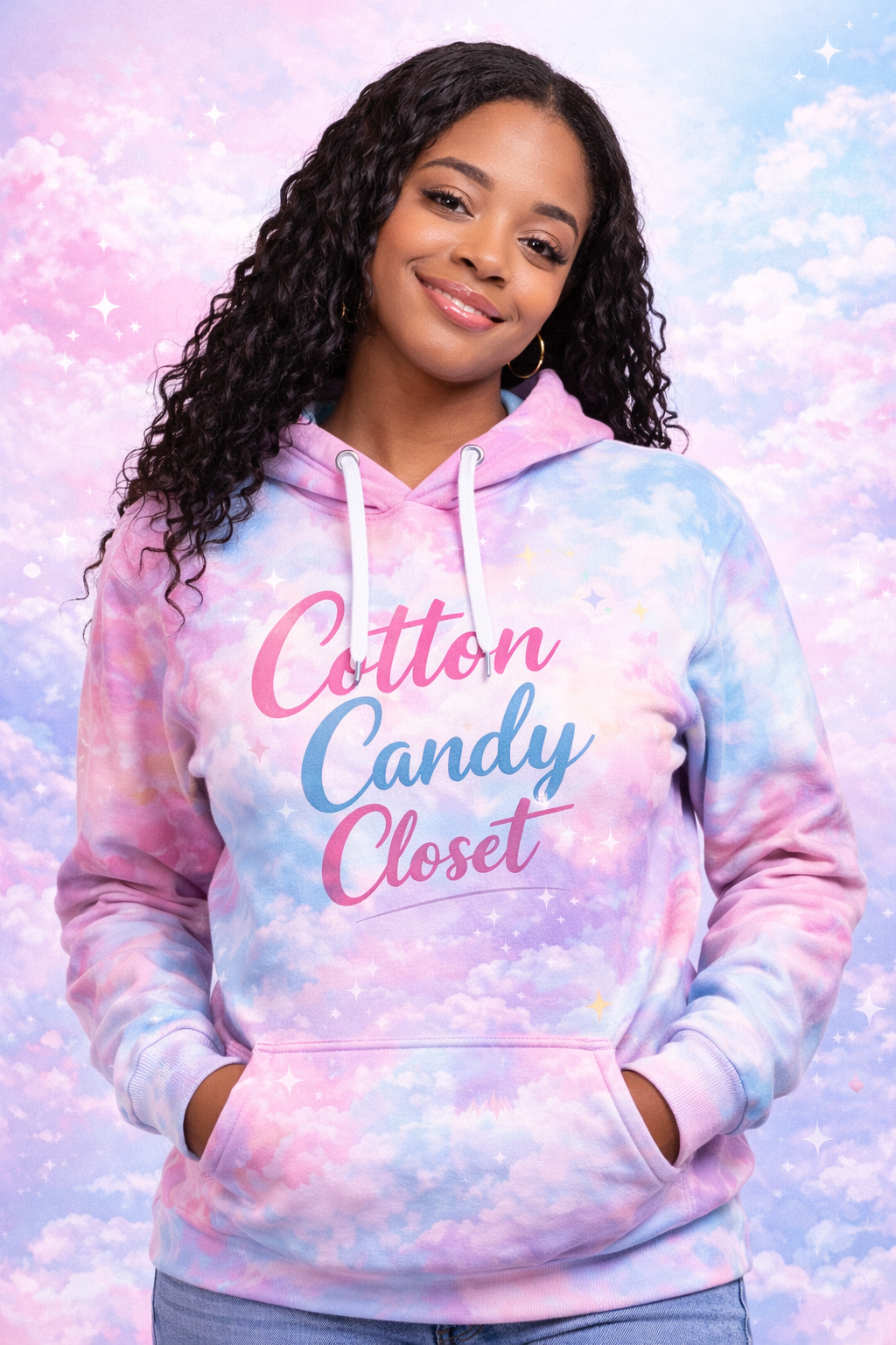 Cotton Candy Closet Women’s Cozy Pullover Hoodie